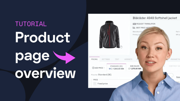 2. Product Page overview