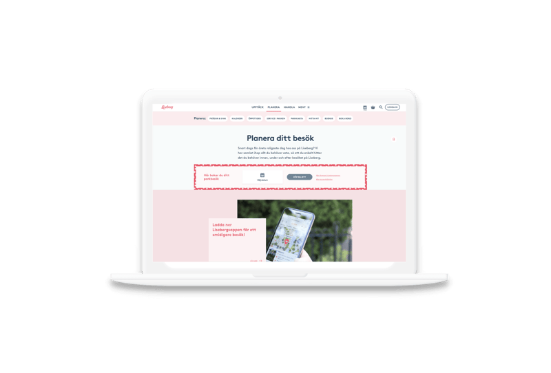 Mockup - Liseberg - laptop